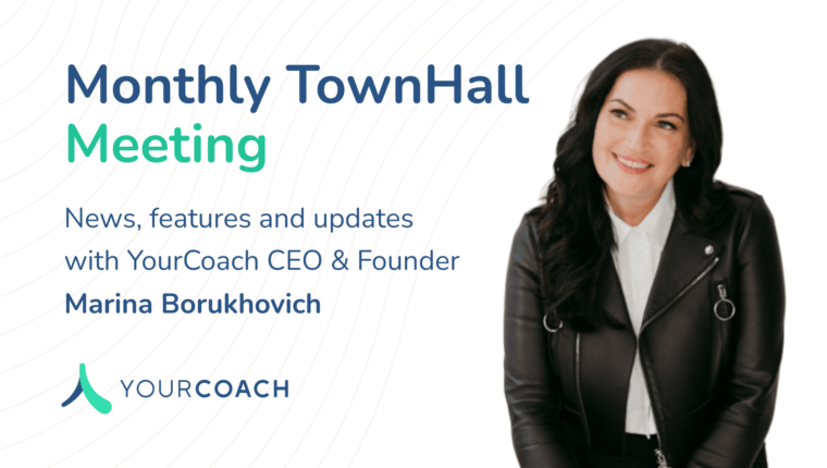 Monthly TownHall Meeting with CEO, Marina Borukhovich