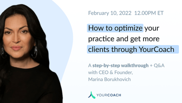 How to optimize your practice and get more clients through YourCoach?