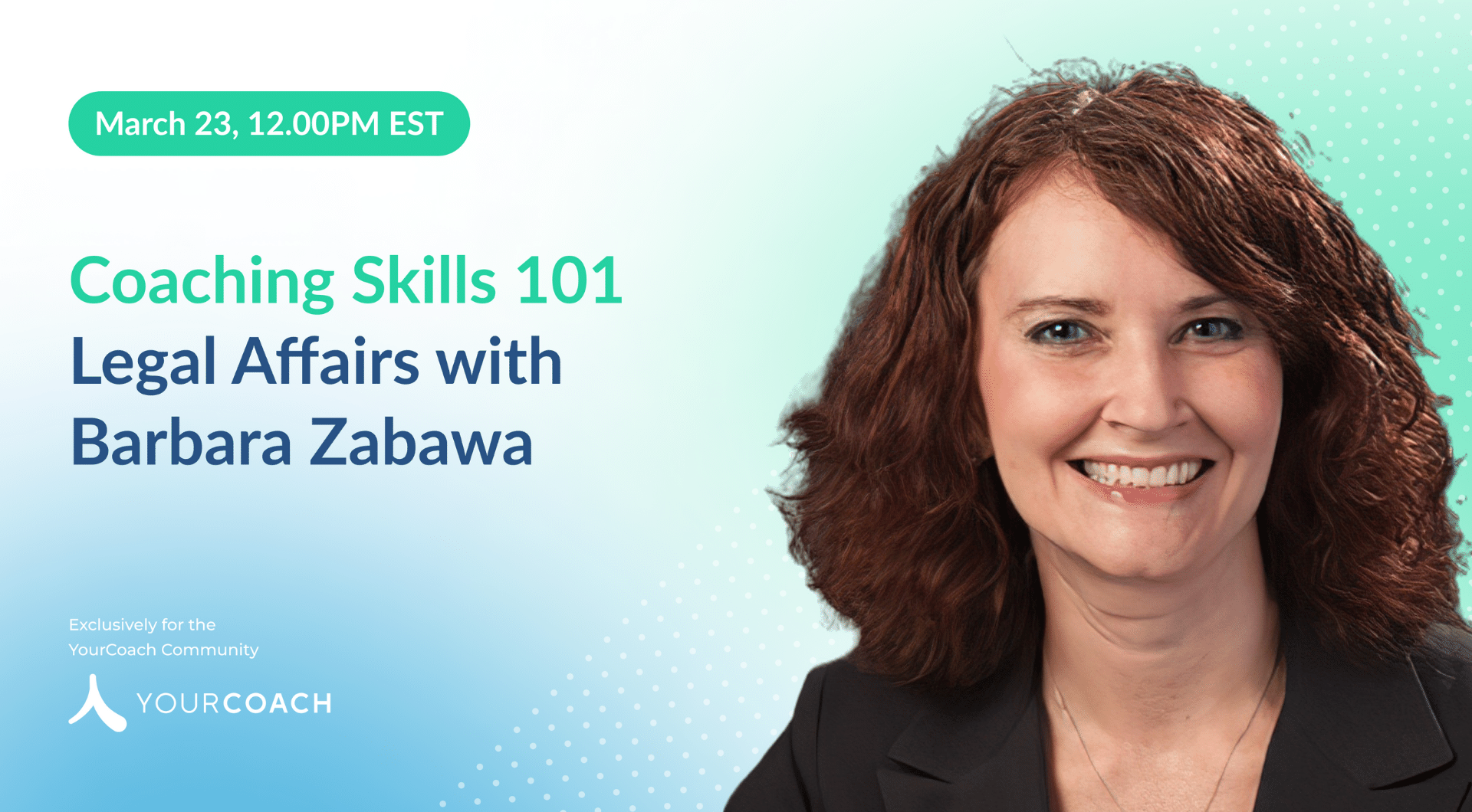 Health Coaching Skills 101 - Legal Affairs with Barbara Zabawa