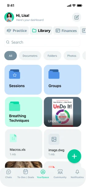 Library of Health Coaching app