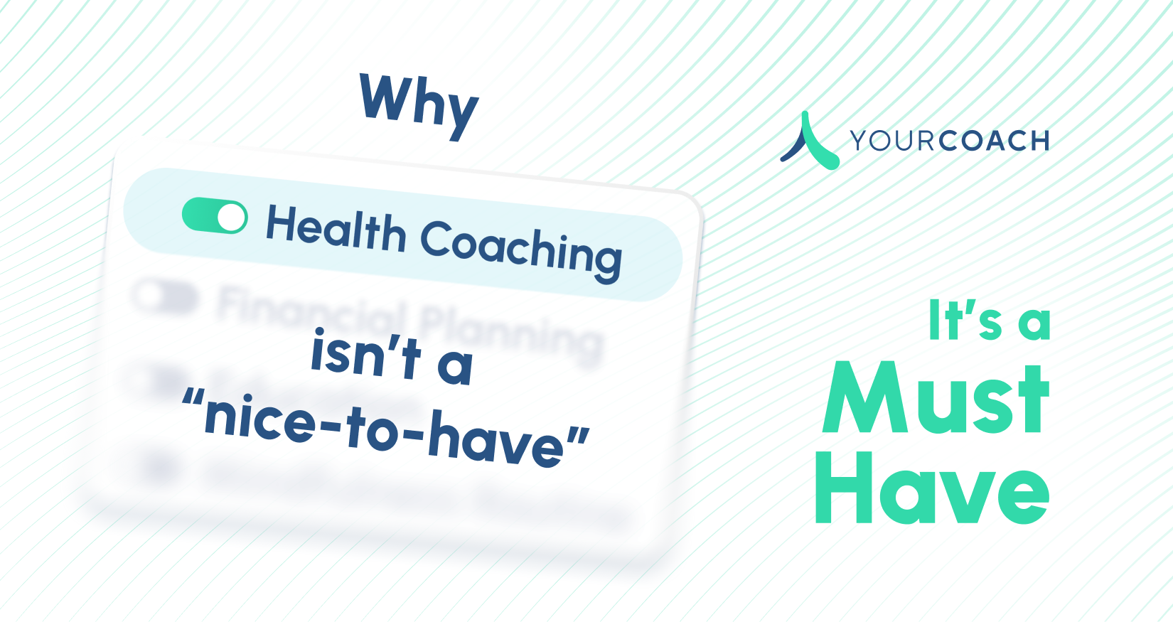 Why REAL Health Coaching Isn’t a “Nice-to-Have” — It’s a Must-Have